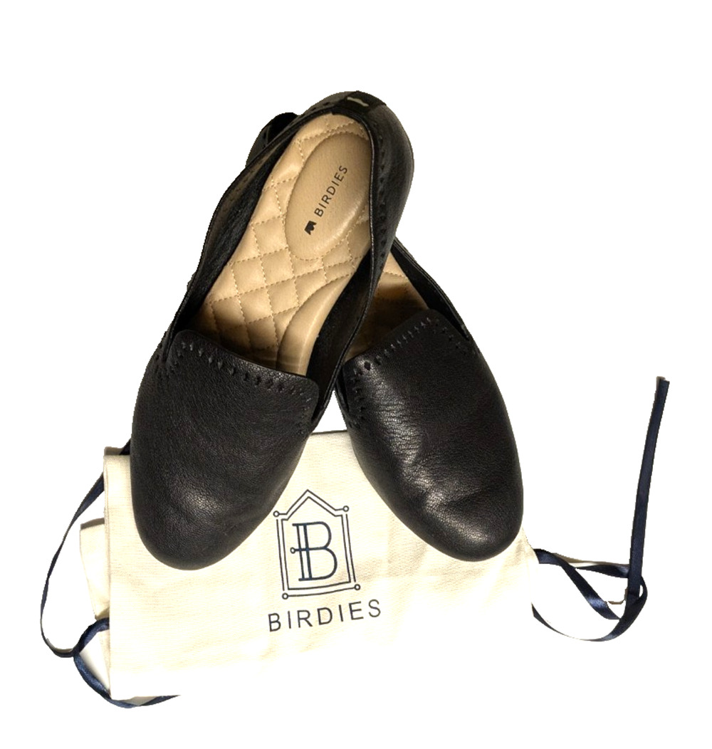 Birdies Leather Starling Laser Comfort Flats Shoes Dust Bag Bundle